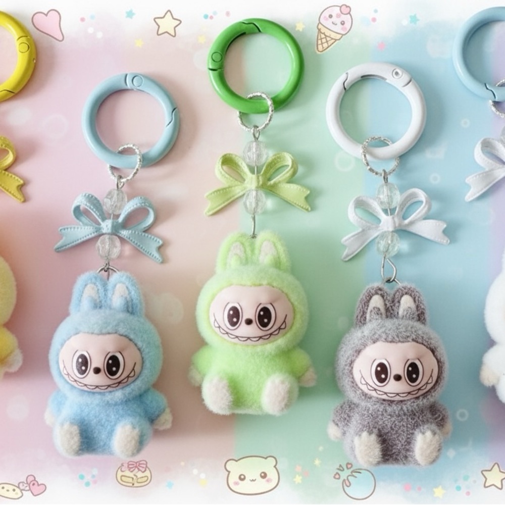 Mini micro Labubu Keychains